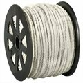 Bsc Preferred 3/8'', 2,450 lb, White Twisted Polypropylene Rope S-12864W